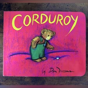 Corduroy hardback book